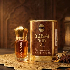 Ajmal DUBAI OUD CP|Woody Fragrance|Non-Alcoholic| Men&Women- Floral Attar Oud (agarwood))
